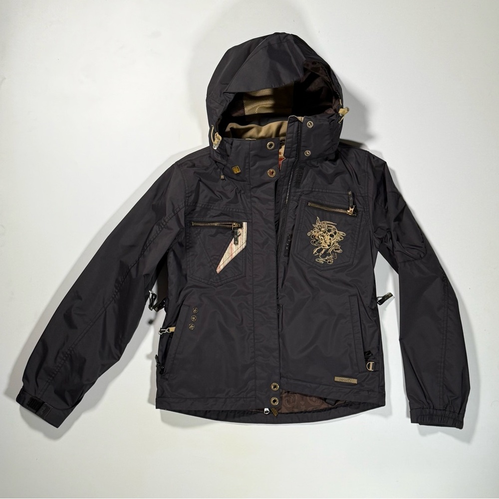 O'Neill Navy Raincoat with Reflective Accents